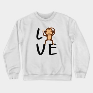 Monkey - Love Monkey Crewneck Sweatshirt